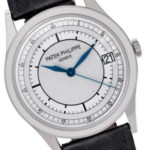 Patek Philippe Calatrava 5296G-001 38mm White gold Silver