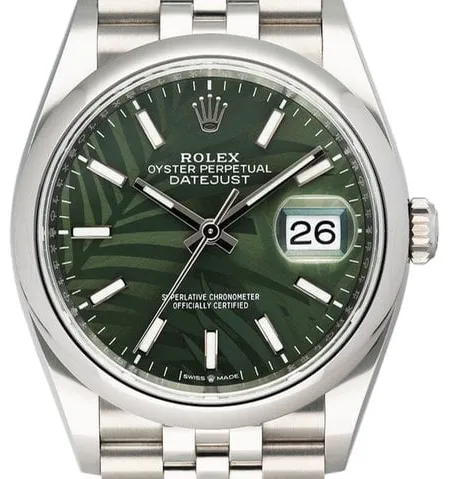 Rolex Datejust 36 126200 36mm Stainless steel Green