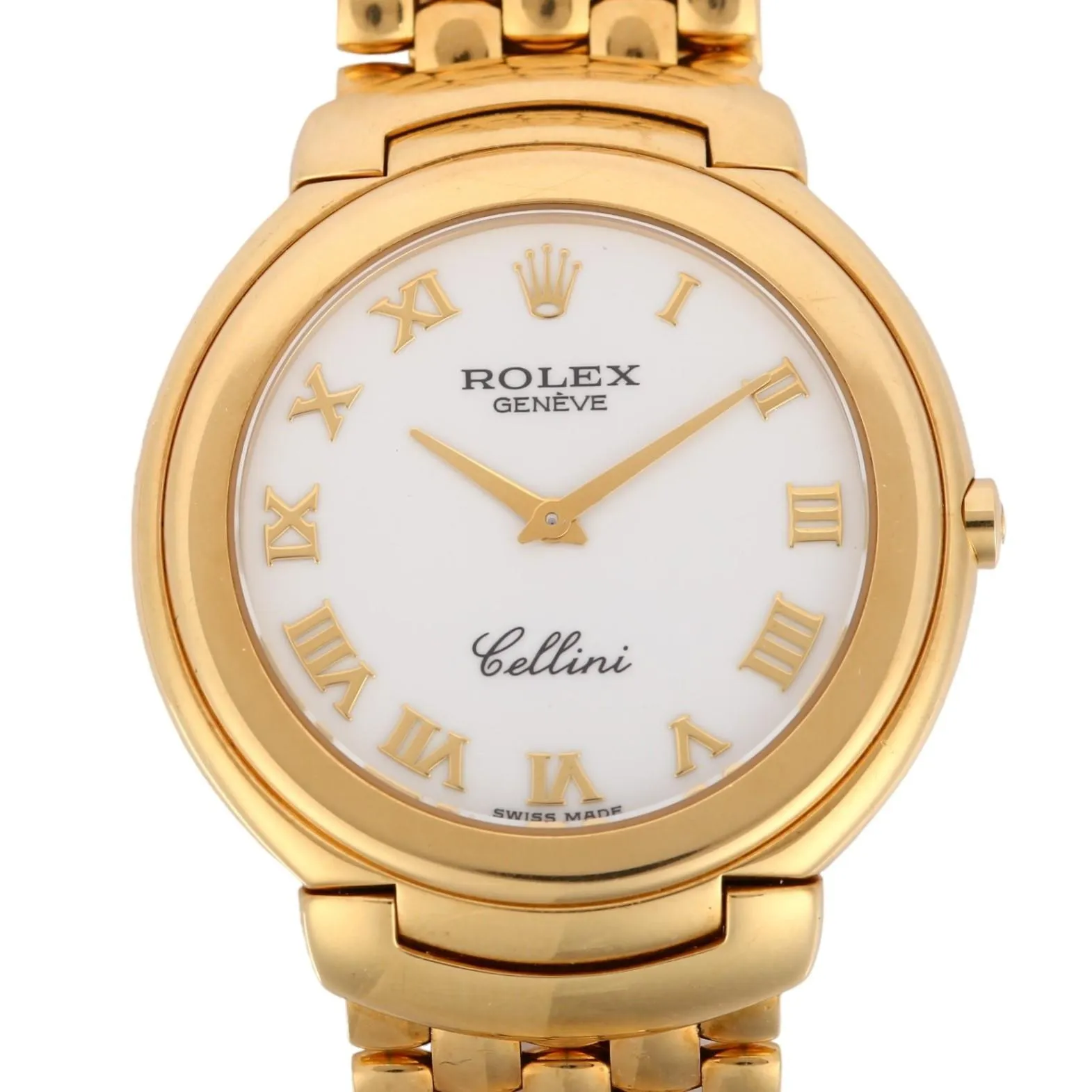 Rolex Cellini 6623 37mm Yellow gold White