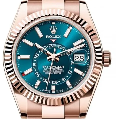 Rolex Sky-Dweller 336935 42mm Rose gold Blue