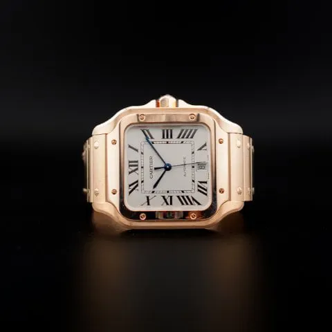 Cartier Santos WGSA0018 40mm Rose gold Silver