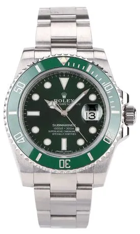 Rolex Submariner 116610LV 40mm Steel Green