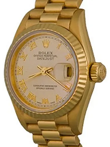 Rolex Lady-Datejust 69178 26mm Yellow gold White