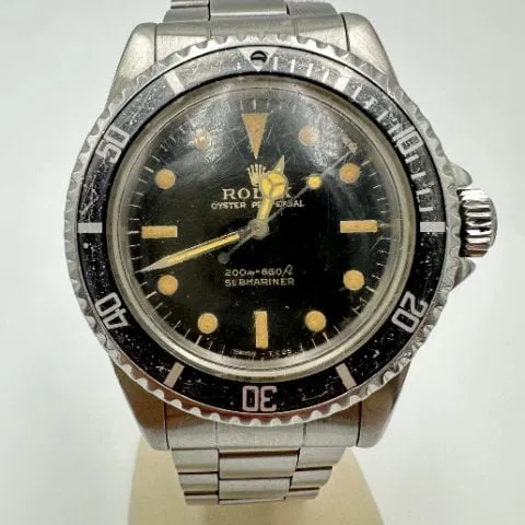 Rolex Submariner 5513 40mm Stainless steel Black