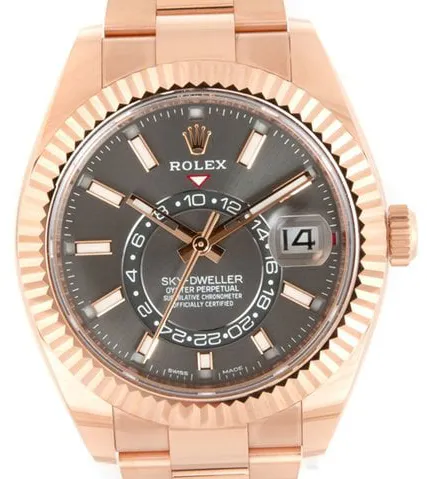 Rolex Sky-Dweller 326935 42mm Rose gold Gray