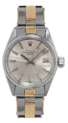 Rolex Oyster Perpetual Lady Date 6516 25mm Steel Grey