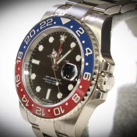 Rolex GMT-Master II 116719BLRO 40mm White gold Black