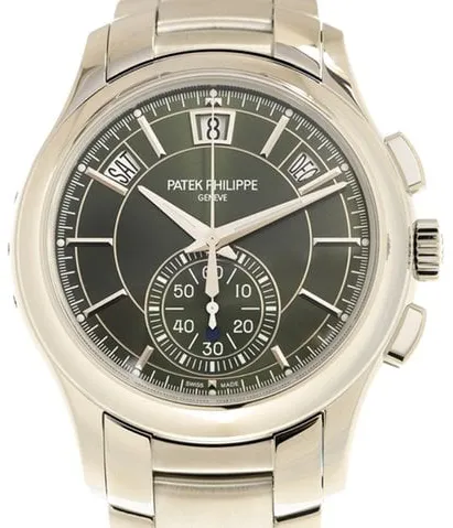 Patek Philippe Annual Calendar Chronograph 5905/1A-001 42mm Stainless steel Green