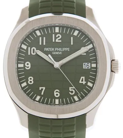 Patek Philippe Aquanaut 5168G-010 42mm White gold Green