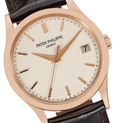 Patek Philippe Calatrava 5296R-010 38mm Rose gold Silver