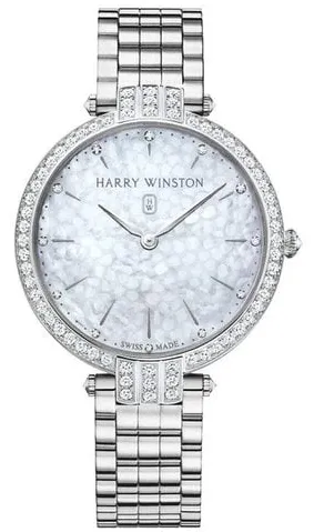 Harry Winston Premier PRNQHM39WW002 39mm White gold Mother-of-pearl