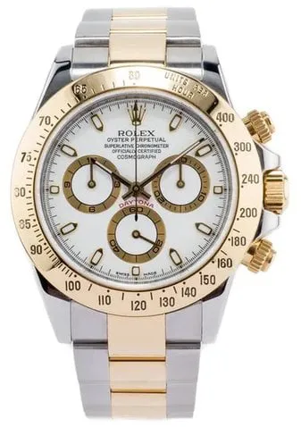 Rolex Daytona 116523 40mm Stainless steel White