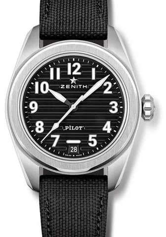 Zenith Pilot 03.4000.3620/21.I001 Stainless steel Black