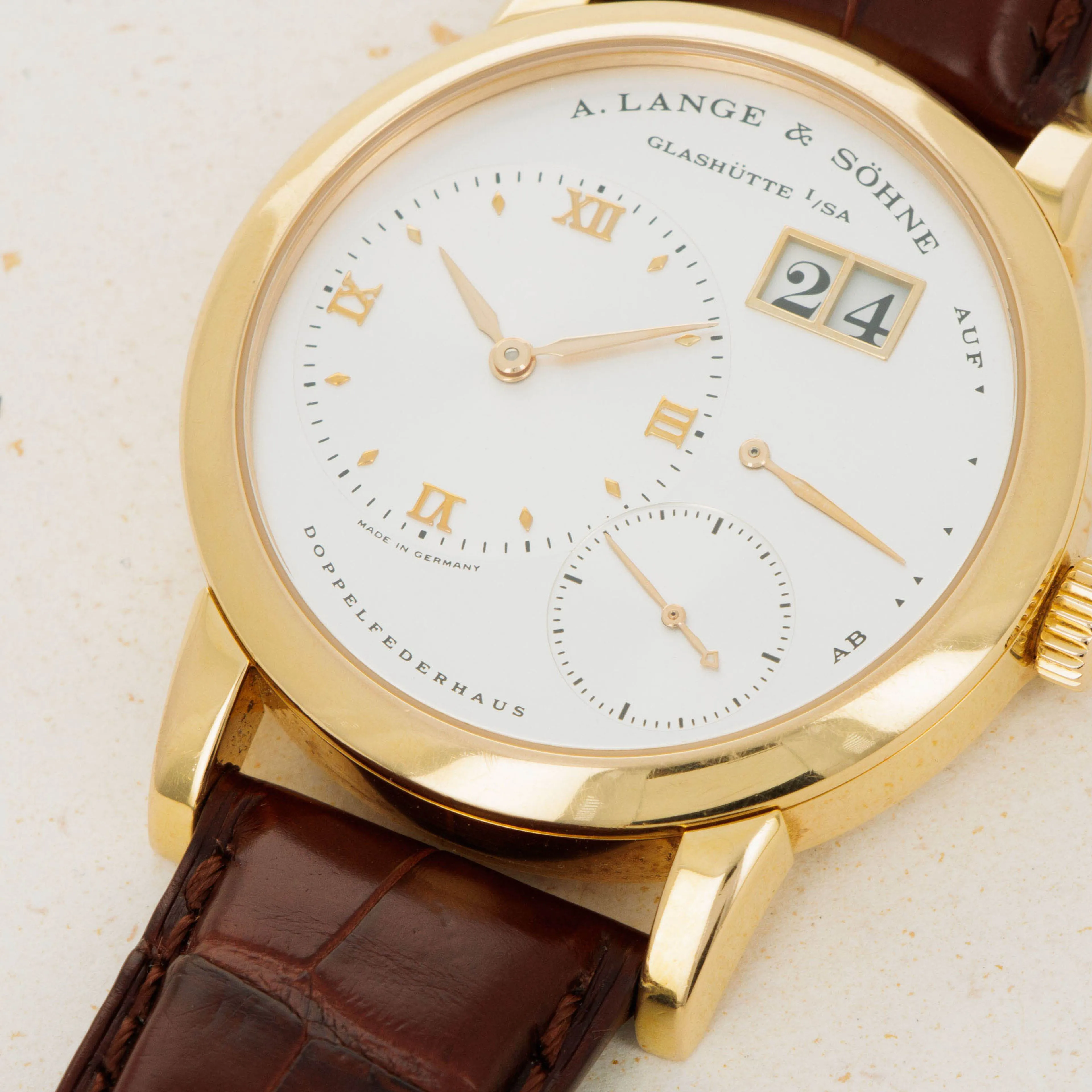 A. Lange & Söhne Lange 1 101.021 38.5mm Yellow gold Silver 2