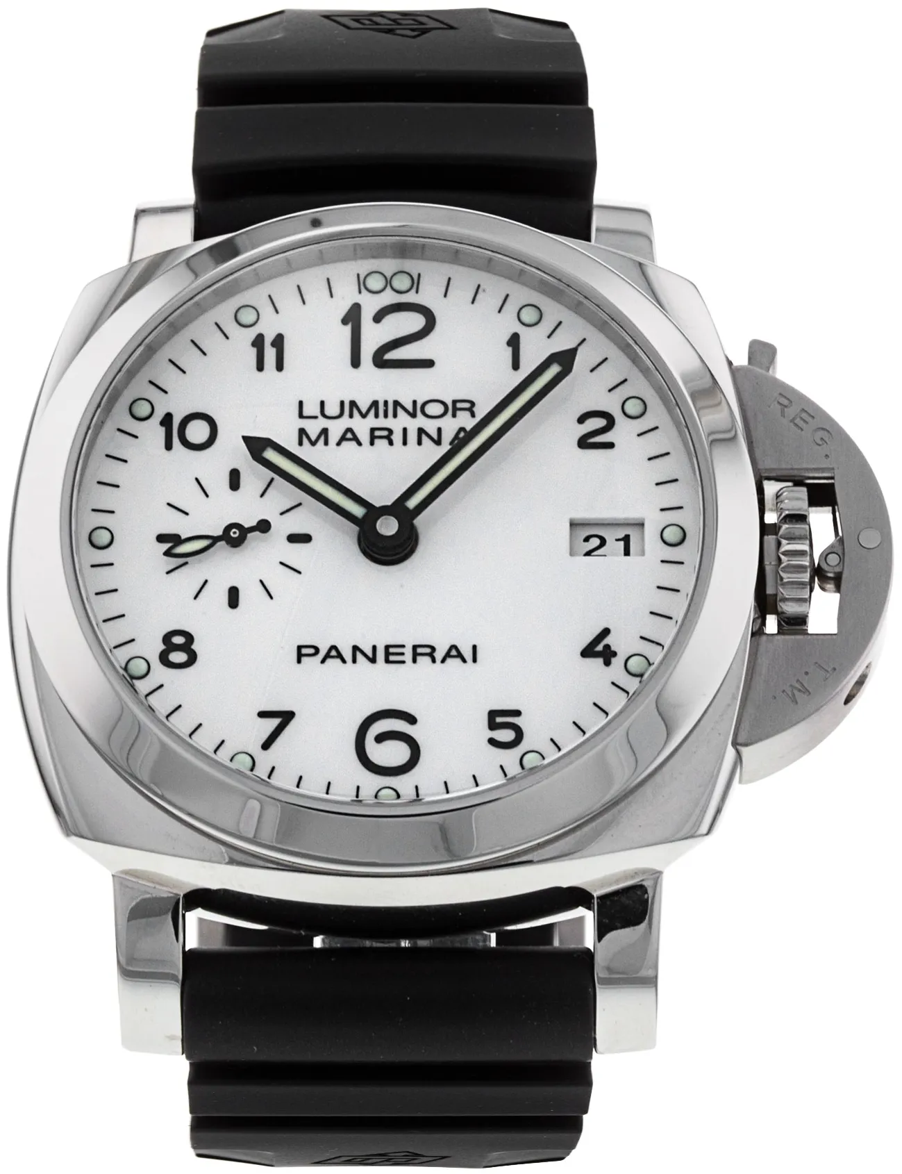 Panerai Luminor 1950 PAM 00523 42mm Stainless steel White