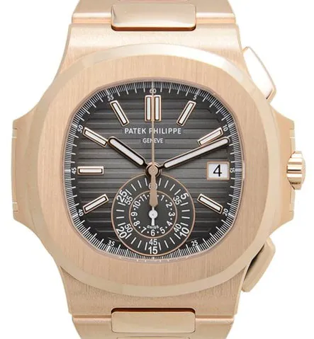 Patek Philippe Nautilus 5980/1R-001 40.5mm Rose gold Black