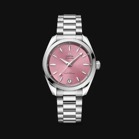 Omega Aqua Terra 220.10.34.20.10.003 34mm Stainless steel Pink