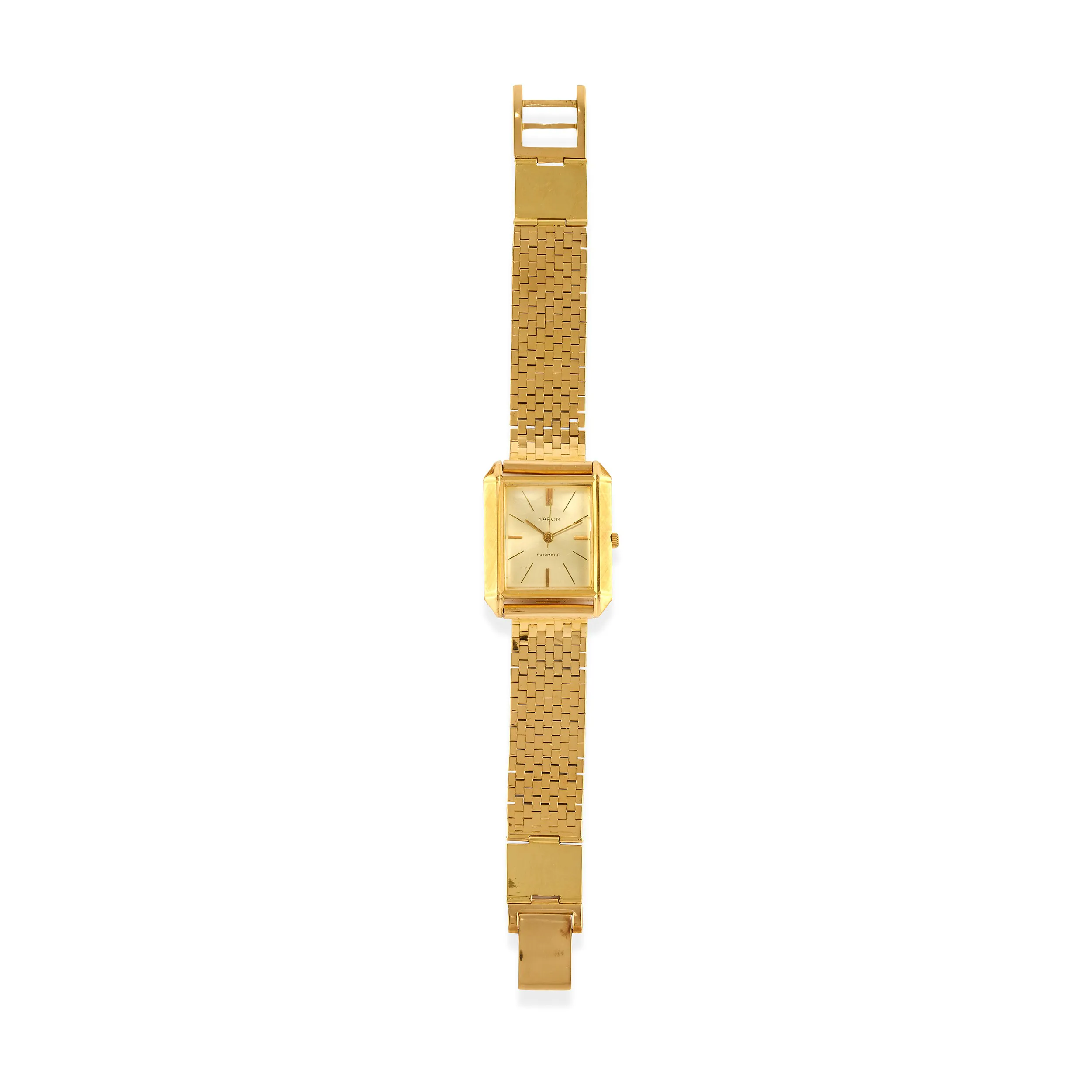 Marvin 29mm Yellow gold Champagne