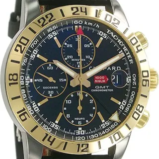 Chopard Mille Miglia GMT 168482-9001 42mm Yellow gold and Stainless steel Black