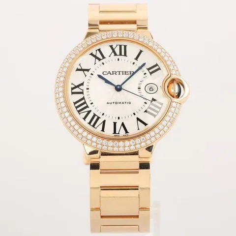 Cartier Ballon Bleu WE9008Z3 42mm Rose gold Silver