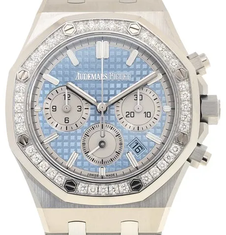 Audemars Piguet Royal Oak 26715ST.ZZ.1356ST.01 38mm Stainless steel Light blue