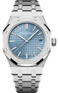 Audemars Piguet Royal Oak 15550ST.OO.1356ST.08 37mm Stainless steel Light blue