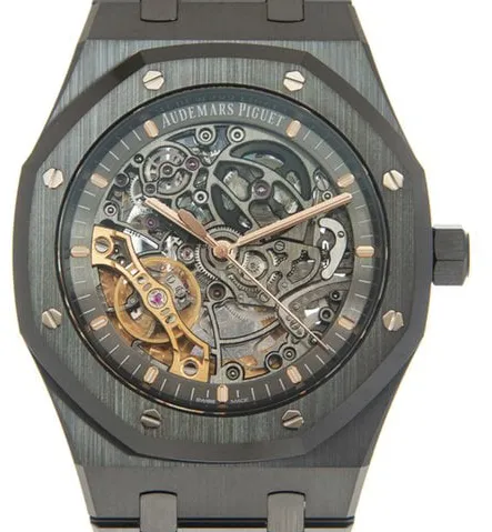 Audemars Piguet Royal Oak 15416CE.OO.1225CE.01 41mm Black ceramic Transparent