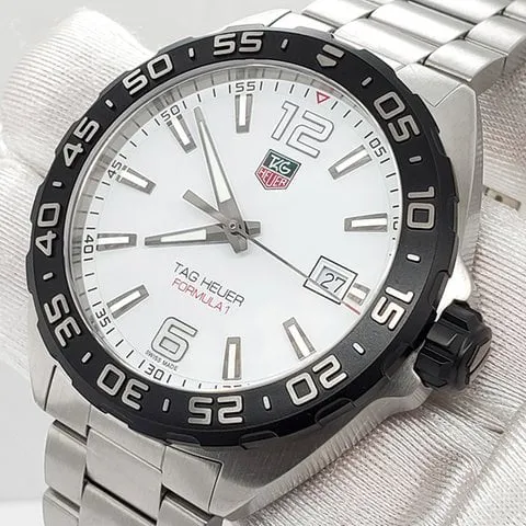 TAG Heuer Formula 1 Quartz WAZ1111.BA0875 41mm Stainless steel White