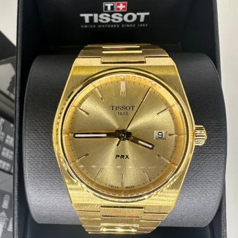 Tissot PRX T137.210.33.021.00 35mm Stainless steel Champagne