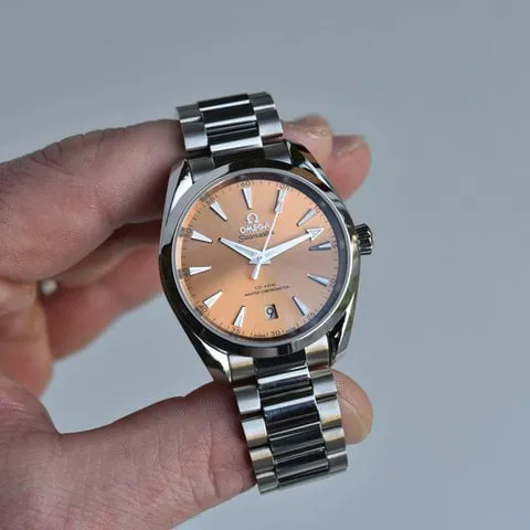 Omega Aqua Terra 220.10.38.20.12.001 38mm Stainless steel Orange