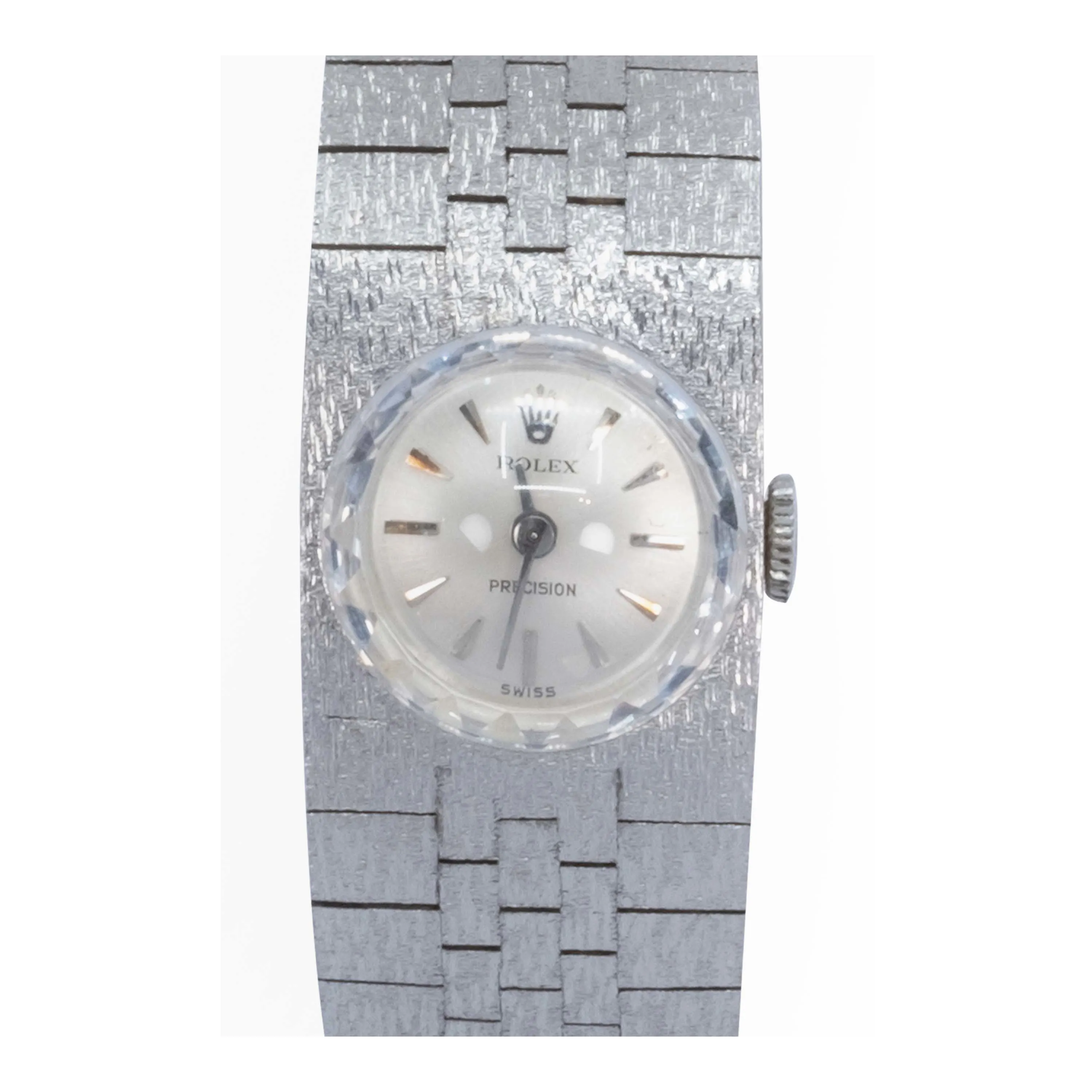 Rolex Oyster Precision 2604 16mm White gold Silver