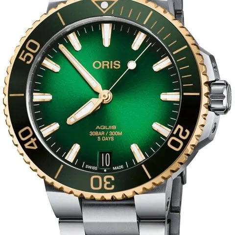 Oris Aquis 400 7769 6357-MB 01 400 7769 6357-07 8 22 09PEB , 0140077696357-0782209PEB 41mm Stainless steel Green