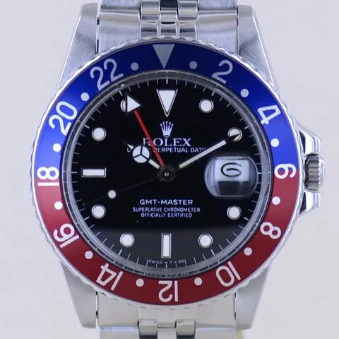 Rolex GMT-Master 16750 40mm Stainless steel Black