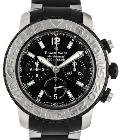 Blancpain Air Command 2285F-6530-66 40mm Stainless steel Black