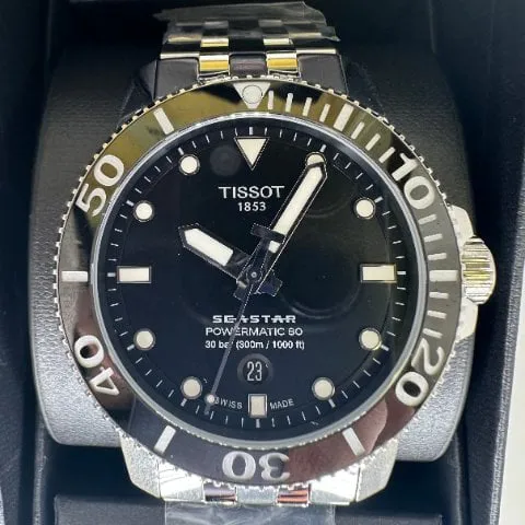 Tissot Seastar 1000 T120.407.11.051.00 43mm Stainless steel Black