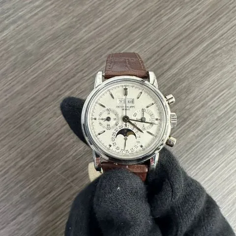 Patek Philippe Perpetual Calendar Chronograph 3970EP-021 Platinum Silver