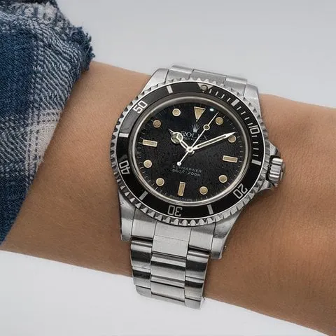 Rolex Submariner 5513 40mm Stainless steel Black