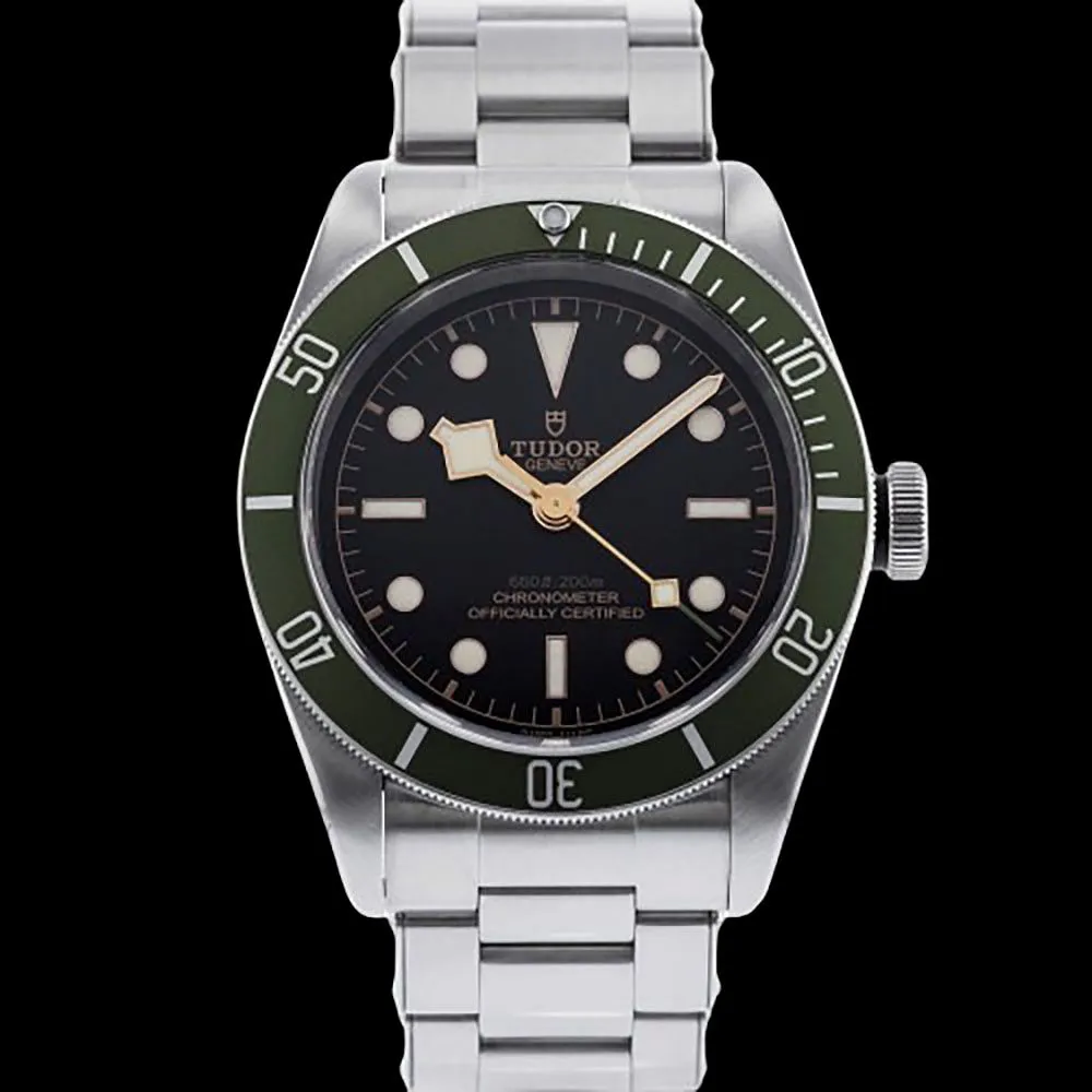 Tudor Heritage 41mm Stainless steel Black