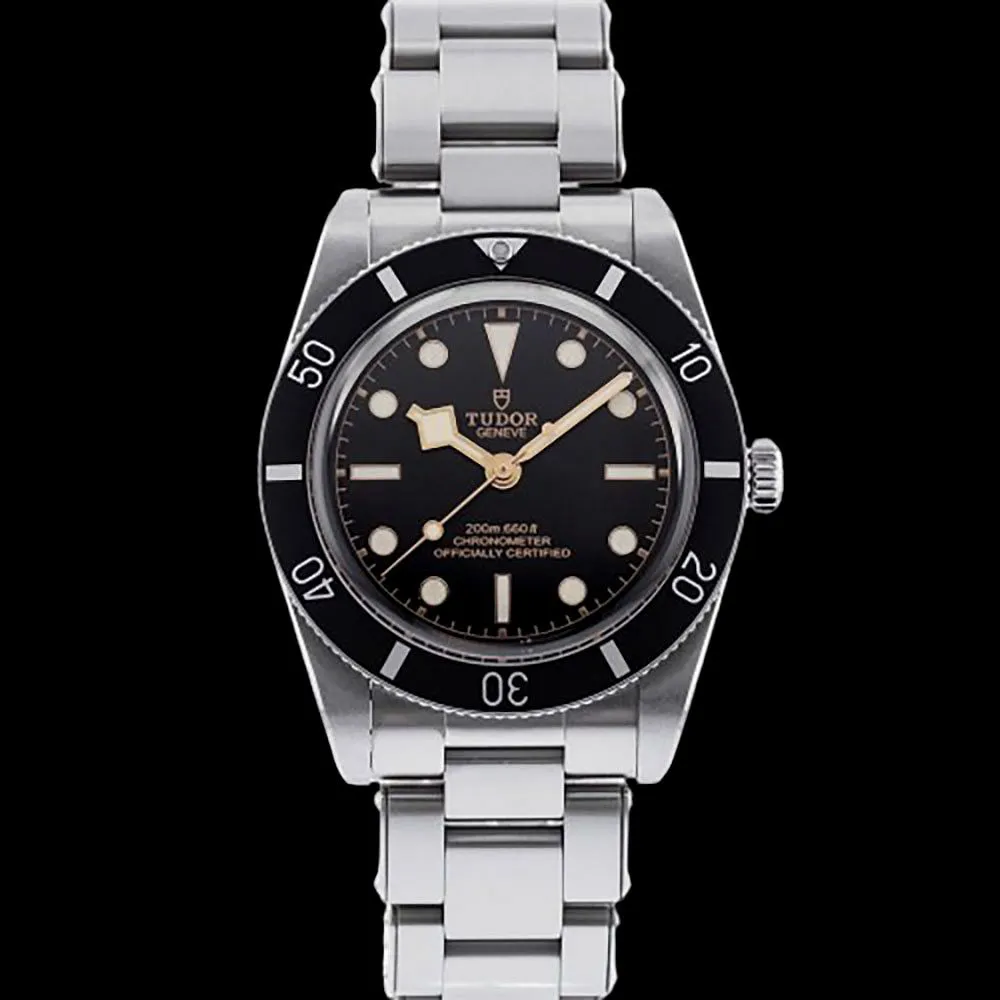 Tudor Heritage 37mm Stainless steel Black