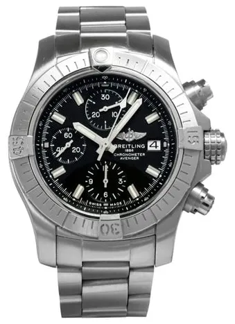 Breitling Avenger A13385 Stainless steel Black