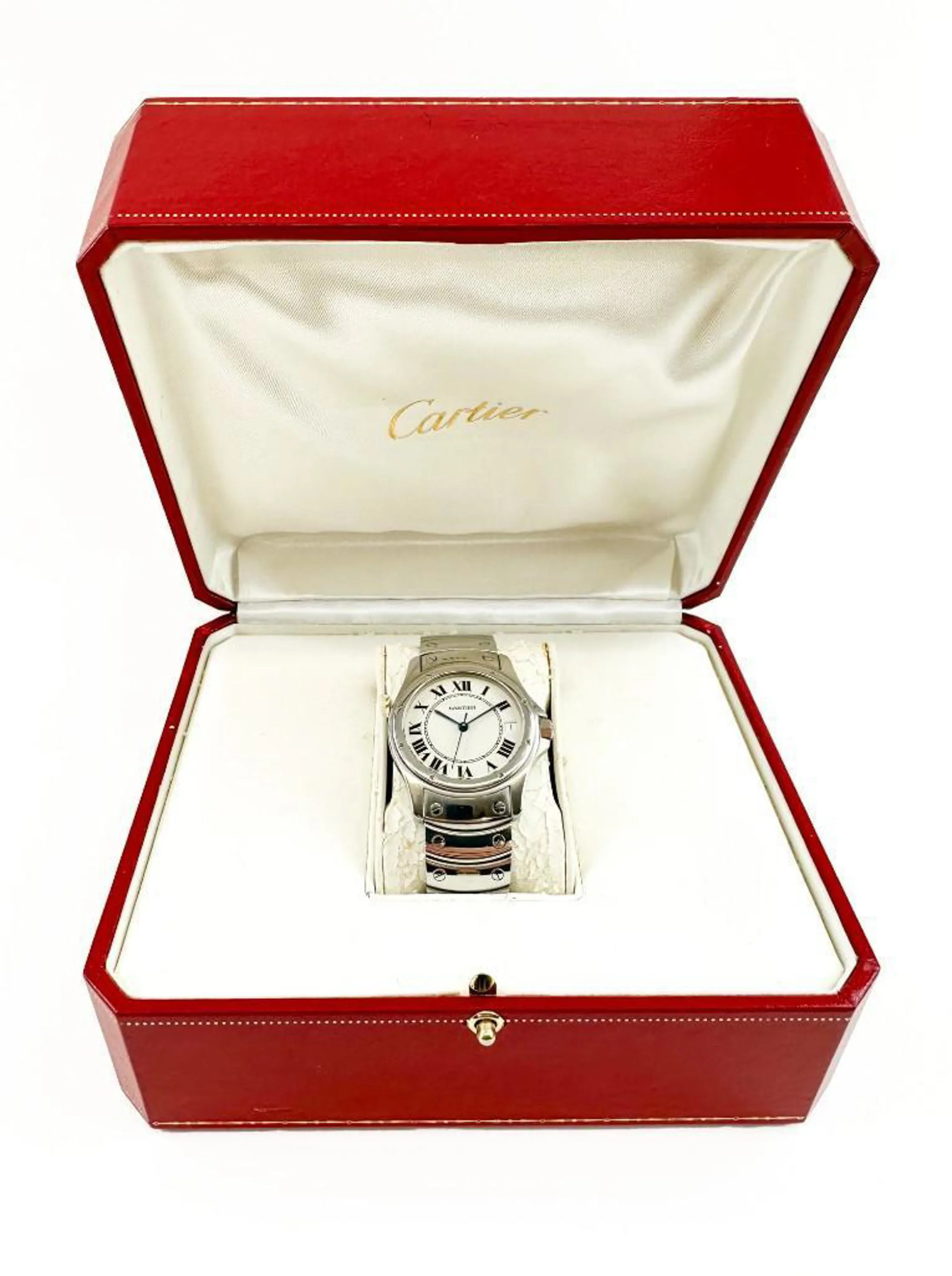 Cartier Santos 1920 33mm Stainless steel White 1