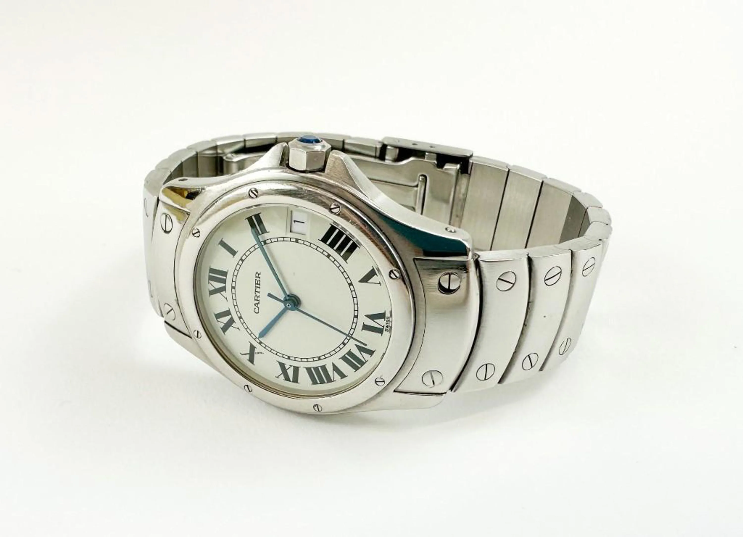 Cartier Santos 1920 33mm Stainless steel White 2