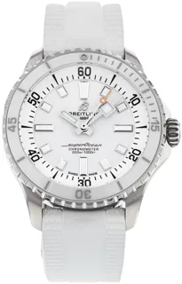 Breitling Superocean A17377 Stainless steel White