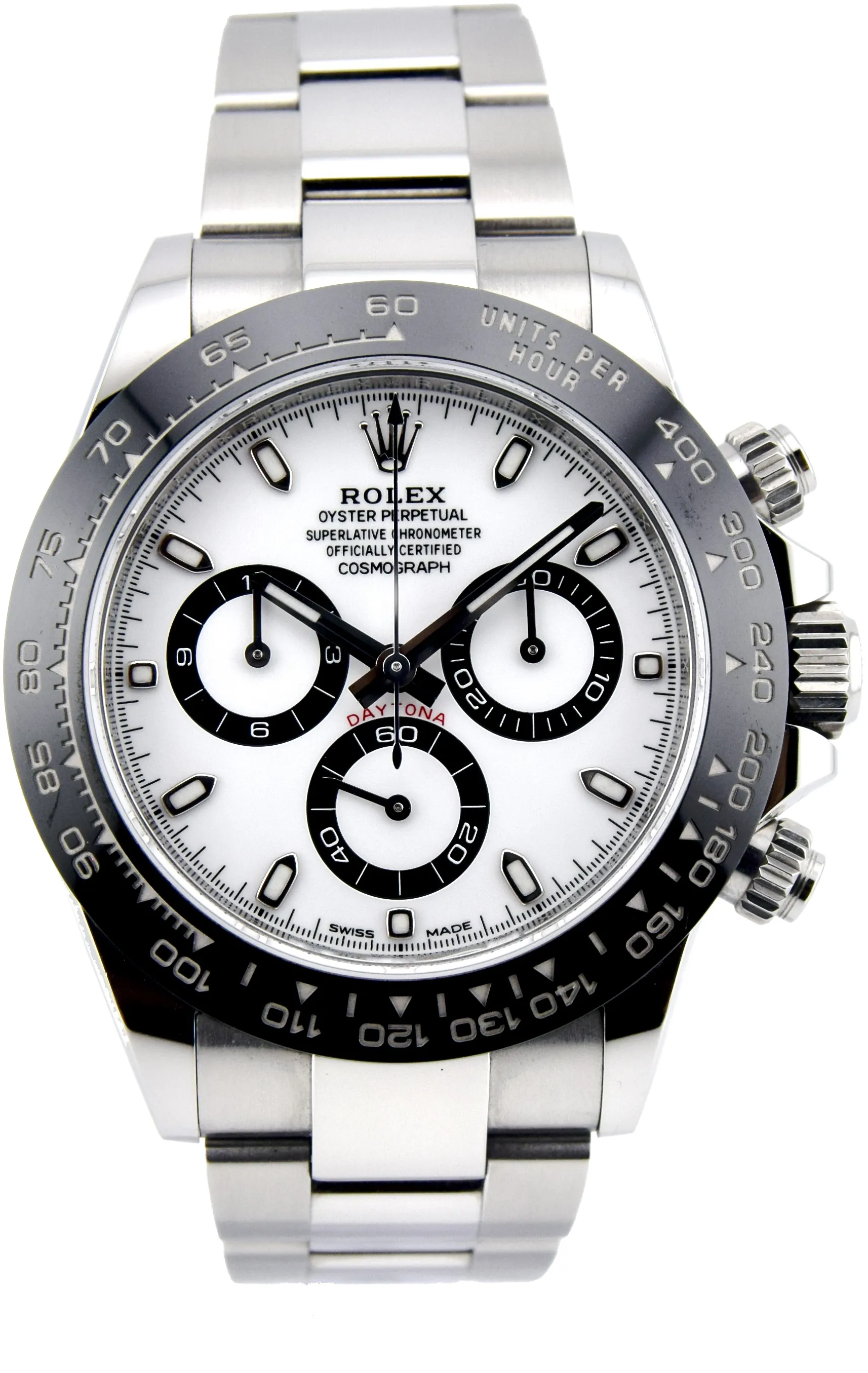 Rolex Daytona 116500LN 40mm Stainless steel White