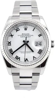 Rolex Datejust 36 126234 White gold and Stainless steel White