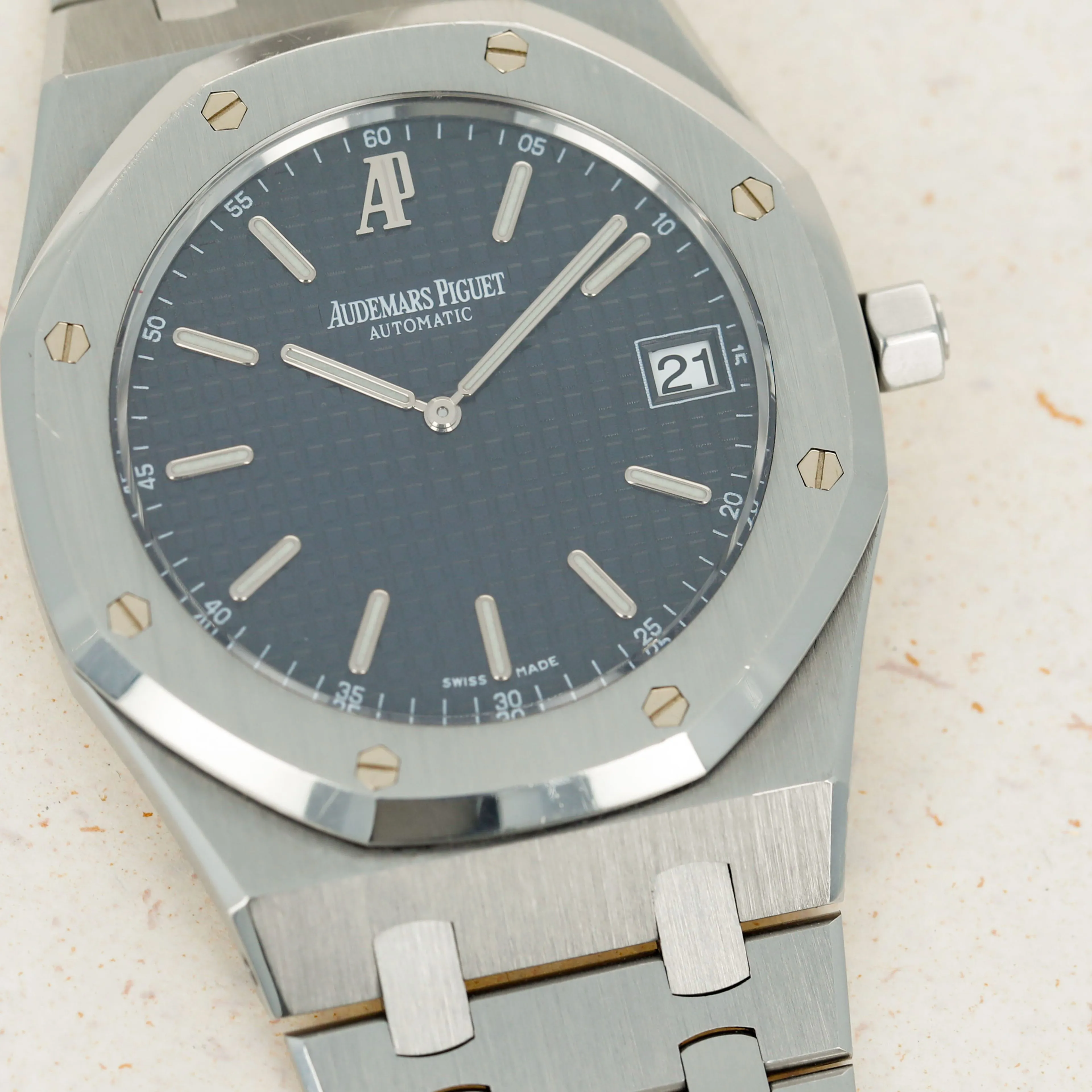 Audemars Piguet Royal Oak 15202ST 39mm Stainless steel Blue 1