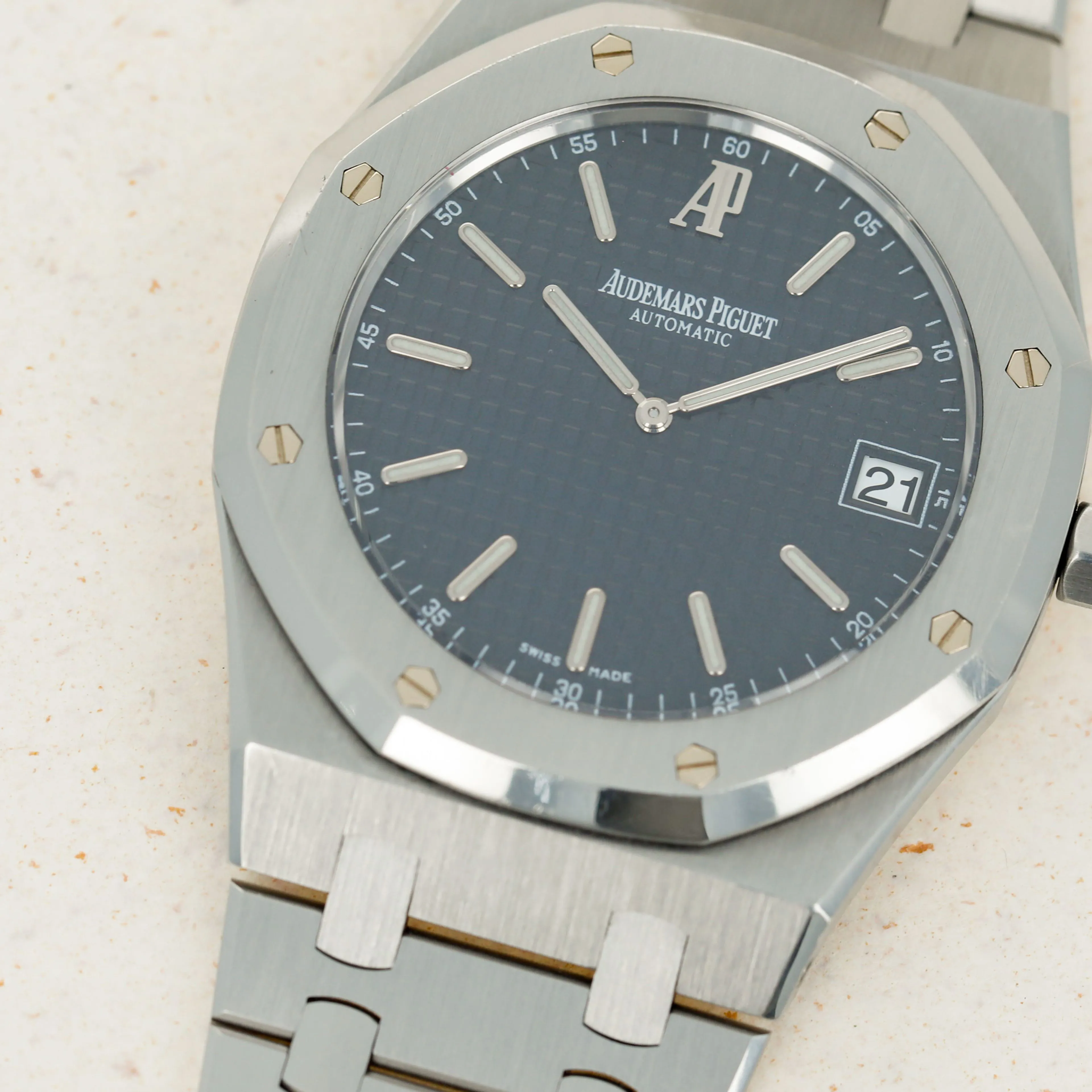 Audemars Piguet Royal Oak 15202ST 39mm Stainless steel Blue 2