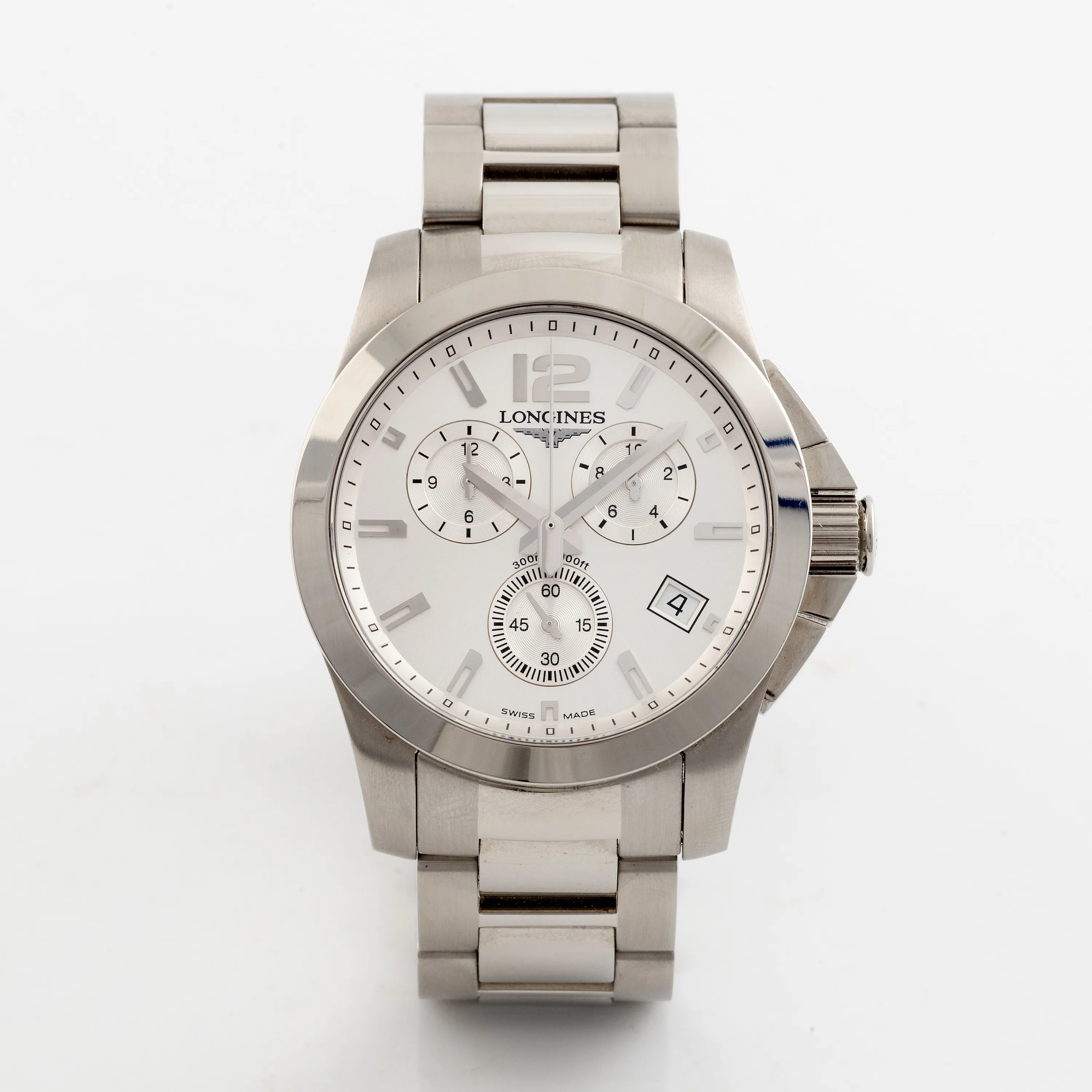 Longines Conquest L3.660.4.76 41mm Stainless steel White