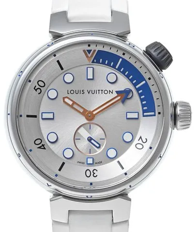 Louis Vuitton QA124Z 39.5mm Stainless steel Silver