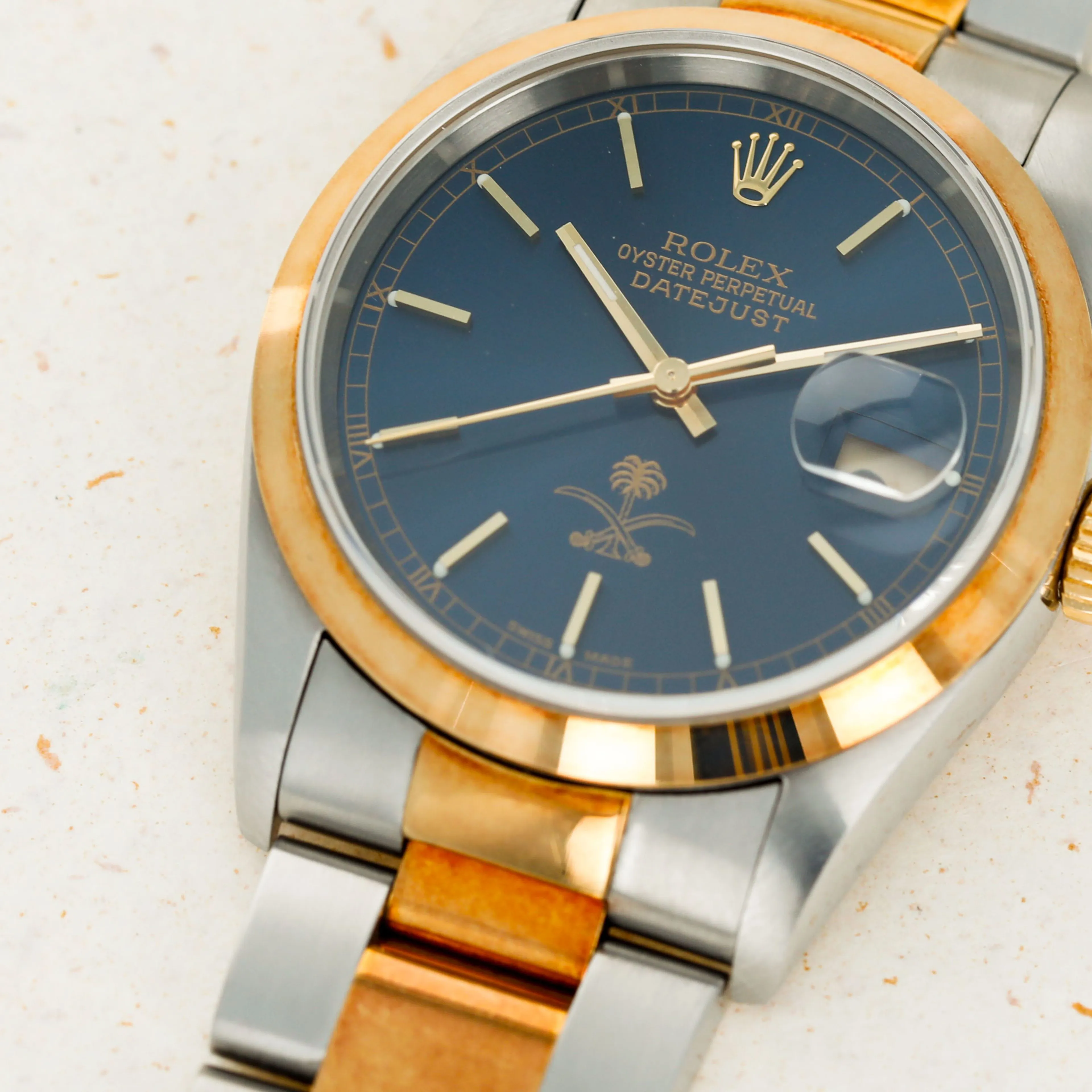 Rolex Datejust 36 16203 36mm Yellow gold and Stainless steel Blue 2